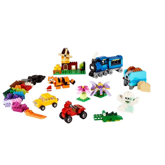 LEGO 10696 Classic Mittelgroße Bausteine-Box, Bausteine mit Aufbewahrungsbox für Kinder, Geschenk für Jungen und Mädchen ab 4 Jahren