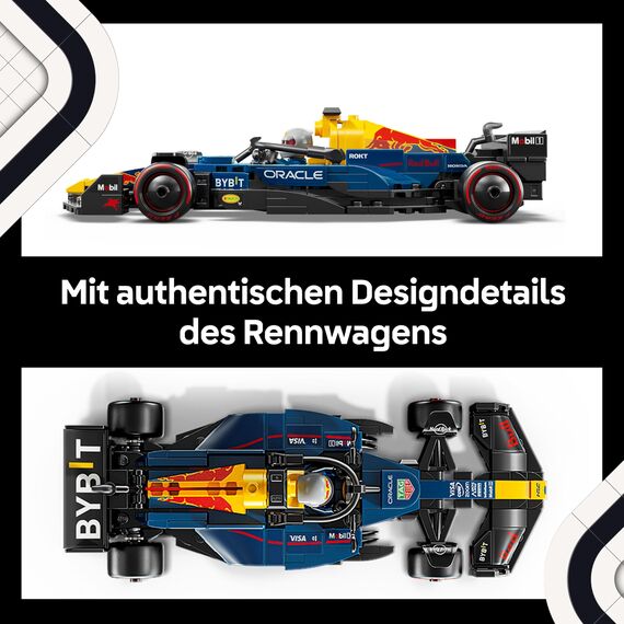 LEGO Speed Champions Oracle Red Bull Racing RB20 F1 Rennauto - Modell für Erwachsene mit Formel 1 Minifigur zum Sammeln - Ausstellungsstück und Geschenk für Fans von Motorsport & Rennwagen 77243