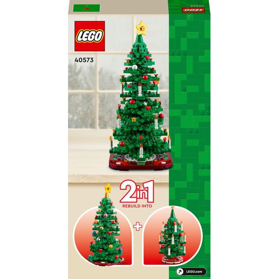 LEGO Weihnachtsbaum - 2-in-1 Bauset - Spielzeug für Kinder ab 9 Jahren - DIY Deko zum Bauen und Ausstellen - Geschenk zu Weihnachten für Jungen, Mädchen und Erwachsene - 40573