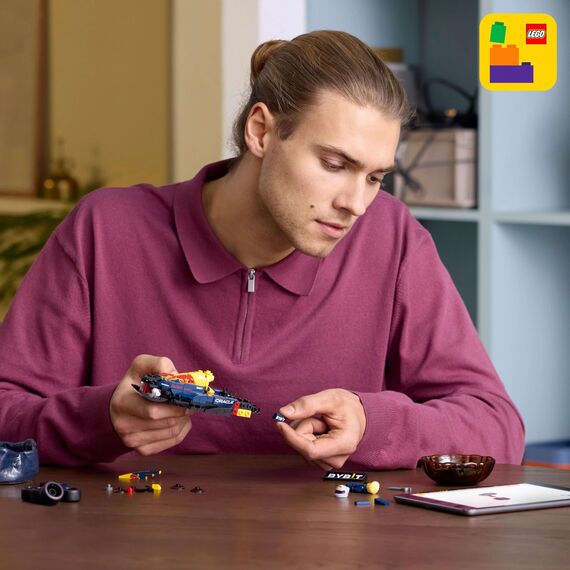 LEGO Speed Champions Oracle Red Bull Racing RB20 F1 Rennauto - Modell für Erwachsene mit Formel 1 Minifigur zum Sammeln - Ausstellungsstück und Geschenk für Fans von Motorsport & Rennwagen 77243