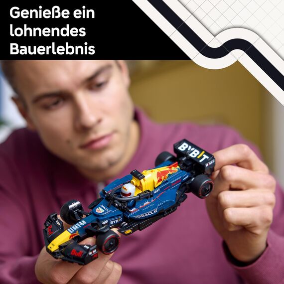 LEGO Speed Champions Oracle Red Bull Racing RB20 F1 Rennauto - Modell für Erwachsene mit Formel 1 Minifigur zum Sammeln - Ausstellungsstück und Geschenk für Fans von Motorsport & Rennwagen 77243