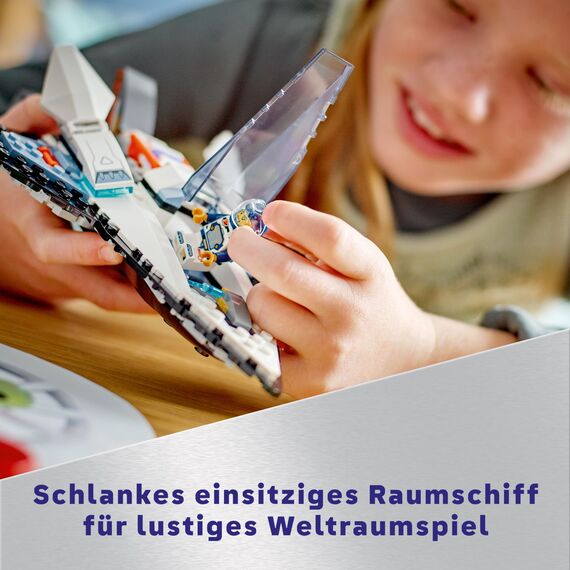 LEGO City Raumschiff, Weltraum-Spielzeug mit Space Shuttle für Kinder zum Bauen, Jungen und Mädchen ab 6 Jahren, Set mit Astronaut-Figur 60430