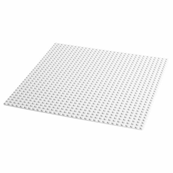 LEGO 11026 Classic Weiße Bauplatte, quadratische Grundplatte mit 32x32 Noppen als Basis Sets, Konstruktionsspielzeug