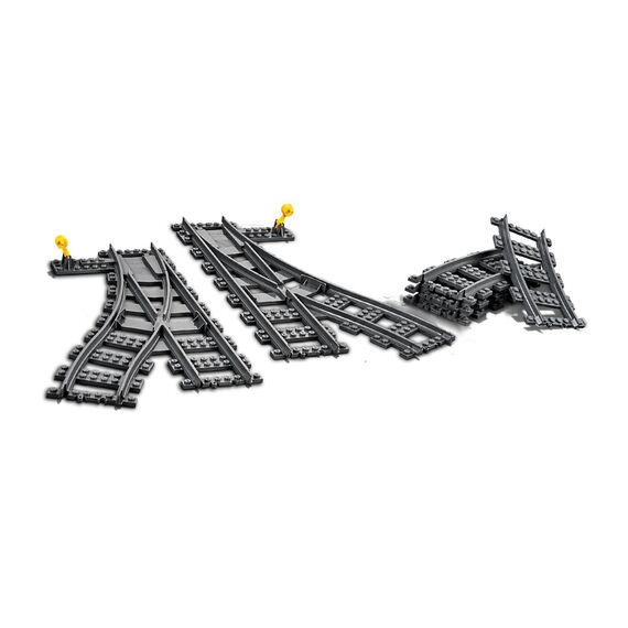 LEGO 60238 City Weichen, 6 Elemente, Erweiterungsset für Kinder, Spielzeug Set