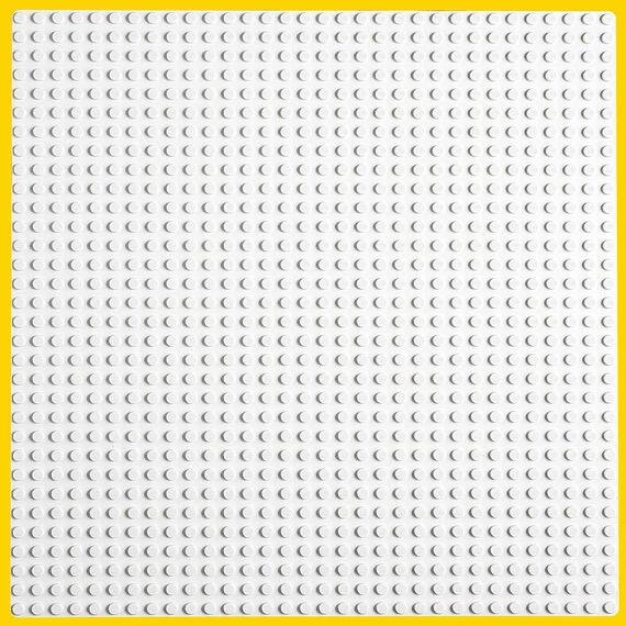 LEGO 11026 Classic Weiße Bauplatte, quadratische Grundplatte mit 32x32 Noppen als Basis Sets, Konstruktionsspielzeug