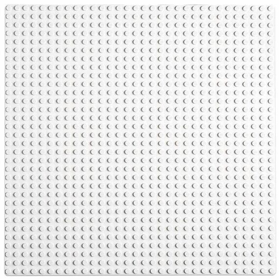 LEGO 11026 Classic Weiße Bauplatte, quadratische Grundplatte mit 32x32 Noppen als Basis Sets, Konstruktionsspielzeug