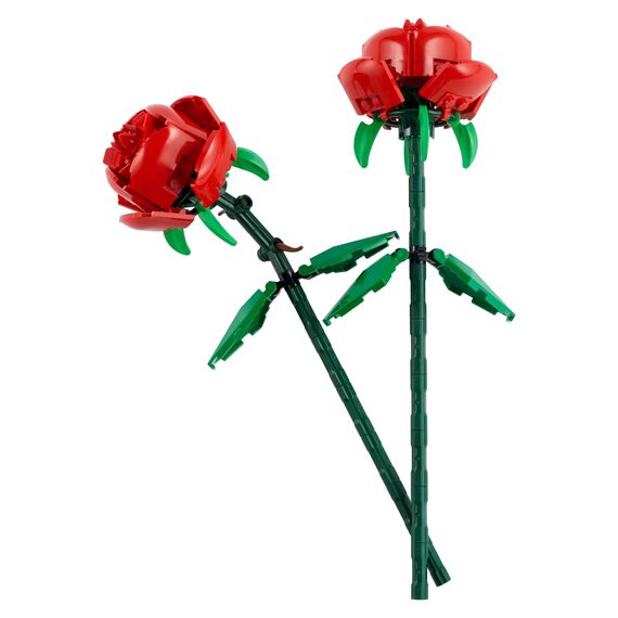 LEGO Botanicals Rosen - Kunstblumen Set - Geschenk zum Muttertag - Schreibtischdeko oder Blumendeko - Modellbau für Frauen und Männer - 40460