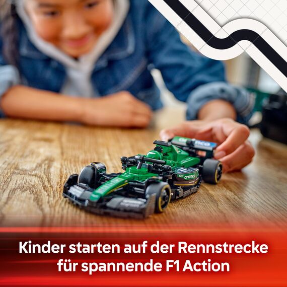 LEGO Speed Champions Aston Martin Aramco F1 AMR24 Rennauto - Spielzeug mit Formel 1 Minifigur zum Sammeln - baubares Modellauto für Jungen und Mädchen ab 10 Jahren und erwachsene Motorsport Fans 77245