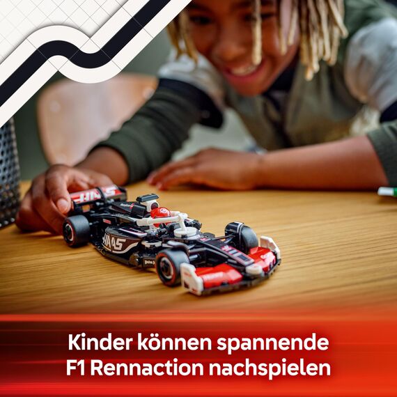 LEGO Speed Champions MoneyGram Haas F1 Team VF-24 Rennauto - Spielzeug mit Formel 1 Minifigur zum Sammeln - Modell und Geschenk für Jungen & Mädchen ab 10 Jahren und Erwachsene Motorsport Fans 77250