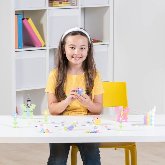 Plus-Plus Mini Pastell 600 Stück, Kreativ Baustein Konstruktion Spielzeug Kind 52132