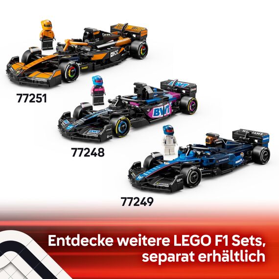 LEGO Speed Champions Mercedes-AMG F1 W15 Rennauto - Spielzeug mit Formel 1 Minifigur - Modell Auto zum Sammeln und Bauen - Geschenk für Jungen & Mädchen ab 10 Jahren oder Erwachsene Fans 77244