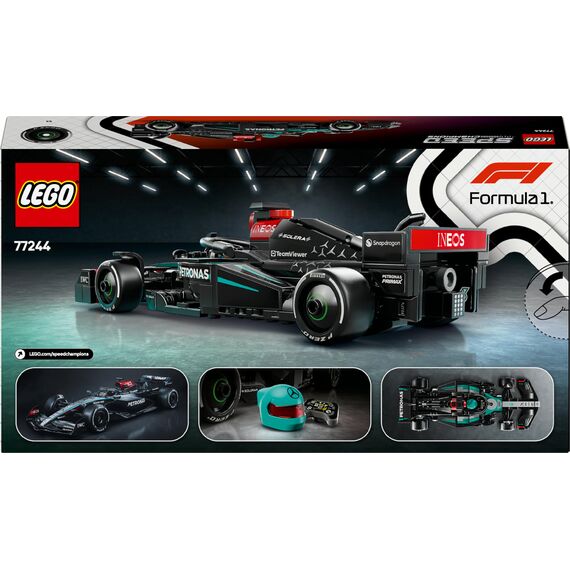LEGO Speed Champions Mercedes-AMG F1 W15 Rennauto - Spielzeug mit Formel 1 Minifigur - Modell Auto zum Sammeln und Bauen - Geschenk für Jungen & Mädchen ab 10 Jahren oder Erwachsene Fans 77244