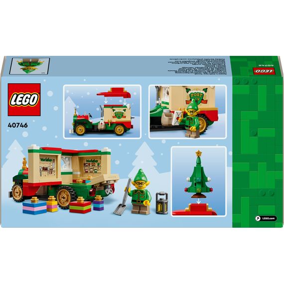 LEGO Lieferwagen des Weihnachtsmanns - Farbenfrohes Spielzeug Auto mit Weihnachtsbaum, Geschenken und Dekorationen - DIY Spielset - Geschenk für Jungen und Mädchen ab 8 Jahren - 40746