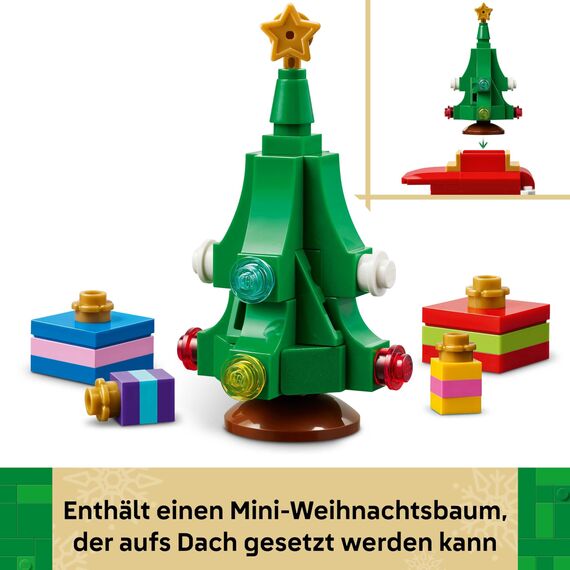 LEGO Lieferwagen des Weihnachtsmanns - Farbenfrohes Spielzeug Auto mit Weihnachtsbaum, Geschenken und Dekorationen - DIY Spielset - Geschenk für Jungen und Mädchen ab 8 Jahren - 40746