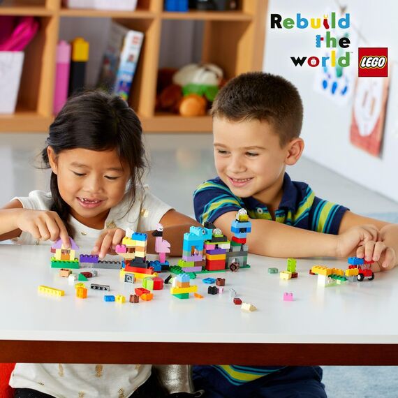 LEGO 10713 Classic Bausteine Starterkoffer – Farben Sortieren mit Aufbewahrungsbox, kreatives Geschenk, Kinderspielzeug für Mädchen und Jungen ab 4 Jahren