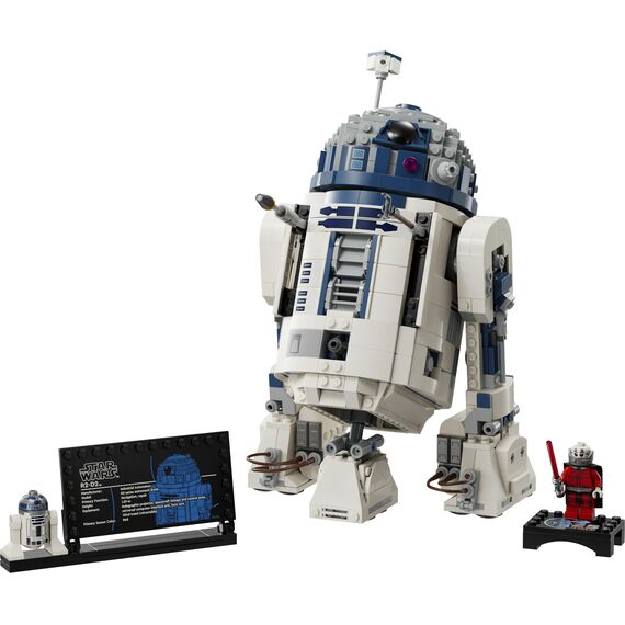 LEGO Star Wars 75379 R2-D2 Spielzeug – Spielfigur zum Ausstellen mit drehbarem Kopf, Periskop und Werkzeugen mit Darth Malak Minifigur – Geschenk für Jungs ab 10 Jahren und Erwachsene