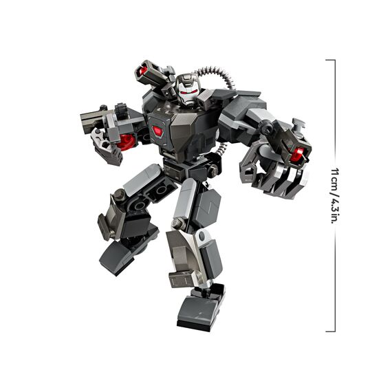 LEGO | Marvel War Machine Mech - Superhelden Spielzeug mit 3 Shootern für Kinder - Legendäre Actionfigur aus dem MCU - Geschenk für Jungen und Mädchen ab 6 Jahren - Spielset mit Minifiguren - 76277