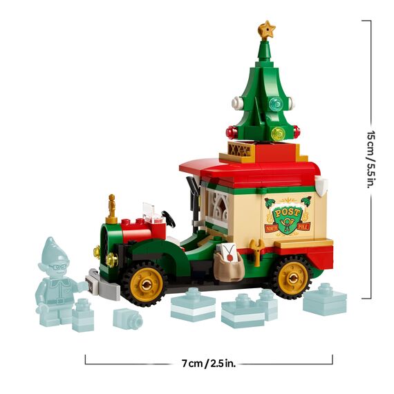 LEGO Lieferwagen des Weihnachtsmanns - Farbenfrohes Spielzeug Auto mit Weihnachtsbaum, Geschenken und Dekorationen - DIY Spielset - Geschenk für Jungen und Mädchen ab 8 Jahren - 40746