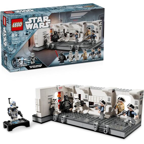 LEGO Star Wars Millennium Falcon, 25. Jahrestag Set für Erwachsene & Star Wars Das Entern der Tantive IV, Bauspielzeug zum Film Eine Neue Hoffnung, Fantasy-Spielset
