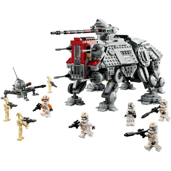 LEGO Star Wars 75337 AT-TE Walker Spielzeug mit 3 Mini-Figuren aus dem 212. Klon-Trupp, Zwergspinne und Battle Droid Figuren – Geschenk für Jungs ab 9 Jahren und Fans von Die Rache der Sith