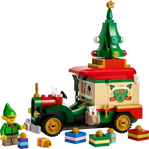 LEGO Lieferwagen des Weihnachtsmanns - Farbenfrohes Spielzeug Auto mit Weihnachtsbaum, Geschenken und Dekorationen - DIY Spielset - Geschenk für Jungen und Mädchen ab 8 Jahren - 40746