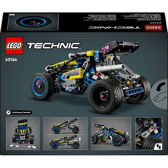 LEGO Technic Offroad Rennbuggy, Auto-Spielzeug für Kinder, Bausatz zum Bauen eines Buggy-Rennautos, Geschenk für 8-jährige Jungs und Mädchen, Rally-Auto-Modell 42164