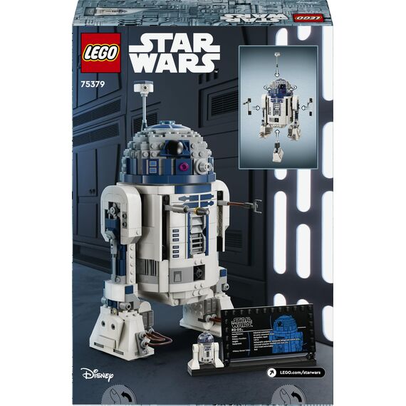 LEGO Star Wars 75379 R2-D2 Spielzeug – Spielfigur zum Ausstellen mit drehbarem Kopf, Periskop und Werkzeugen mit Darth Malak Minifigur – Geschenk für Jungs ab 10 Jahren und Erwachsene