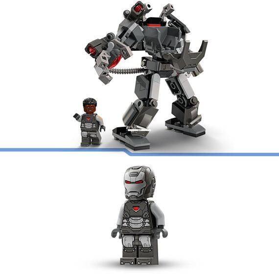 LEGO | Marvel War Machine Mech - Superhelden Spielzeug mit 3 Shootern für Kinder - Legendäre Actionfigur aus dem MCU - Geschenk für Jungen und Mädchen ab 6 Jahren - Spielset mit Minifiguren - 76277