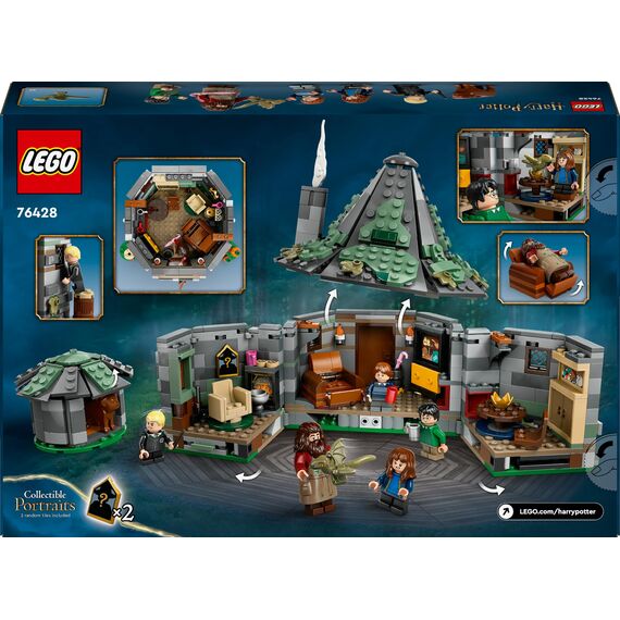LEGO Harry Potter Hagrids Hütte: EIN unerwarteter Besuch Set mit 5 Mini-Figuren und 2 Tierfiguren, Geschenk für 8-jährige Mädchen, Jungs und Kinder, magisches Abenteuer-Spielzeug, Fantasy Set 76428