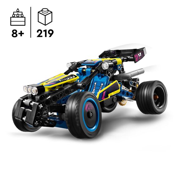 LEGO Technic Offroad Rennbuggy, Auto-Spielzeug für Kinder, Bausatz zum Bauen eines Buggy-Rennautos, Geschenk für 8-jährige Jungs und Mädchen, Rally-Auto-Modell 42164