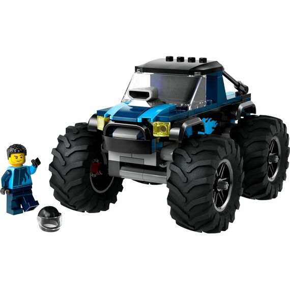 LEGO City Blue Monster Truck Toy for 5 Plus Year Old Boys & Girls, Vehicle Set with a Driver Minifigure, Creative Race Car Toys for Kids, Birthday Gift Idea 60402
