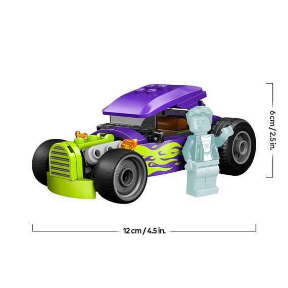 LEGO City Hot Rod - Race Car Toy w/a Driver Minifigure & Folding Roof - Fine Motor Skills Building Set - Small Birthday Gift Idea for 5+ Year Old Boys - 60485
