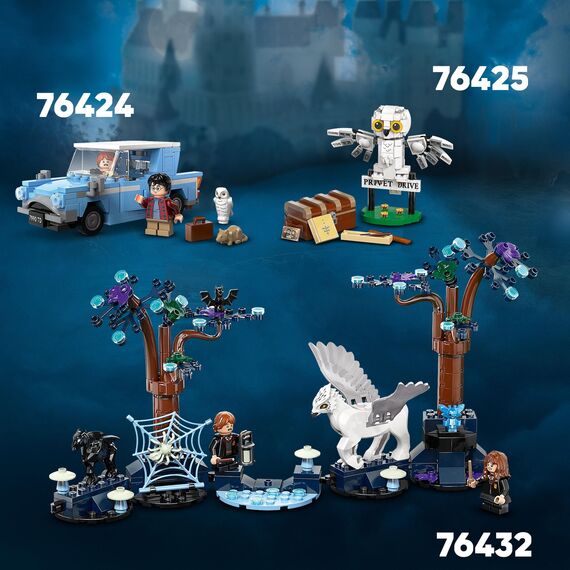 LEGO Harry Potter Hedwig im Ligusterweg 4 Set mit Spielzeug-Eule für Kinder, baubare Tier-Figur mit Hogwarts-Koffer, kleines Geschenk für Jungs, Mädchen und alle Fans ab 7 Jahren 76425