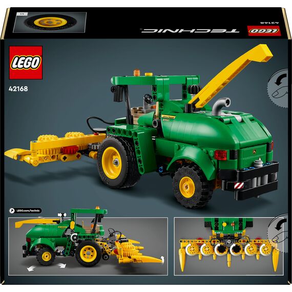 LEGO Technic John Deere 9700 Forage Harvester, Traktor-Spielzeug für Kinder, Bauernhof-Set, Fahrzeug-Modell mit realistischen Funktionen, Geschenk für Jungen und Mädchen ab 9 Jahren 42168