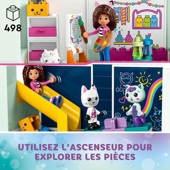LEGO 10788 Gabby's Dollhouse Spielzeug-Set & 10786 Gabby's Dollhouse Gabby & Meerkatze Schiff & Spa Boot Set mit Schönheitssalon