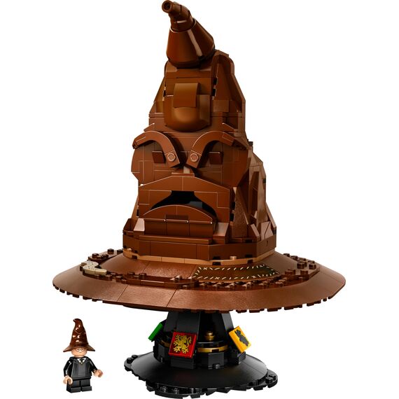 LEGO Harry Potter Der Sprechende Hut, Hogwarts-Modell für Erwachsene, Film-Geschenk für Frauen, Männer, Mama und Papa, mit zufälligen 31 Klangkombinationen, Sortiert Dich in Dein Hogwarts Haus 76429