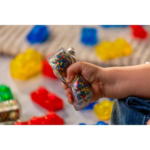 Jelly Blox - Creative Kit, Bauspielzeug ab 2 Jahren, mit 20 Sensorische Bausteine, Konstruktion Spielzeug für Kinder