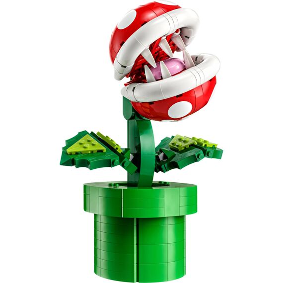 Lego 71426 Super Mario Piranha-Pflanze Set, bewegliche Figur mit Pfeife und 2 Münzelementen, Modellbausatz für Erwachsene zum Bauen, Schlafzimmer-Deko, Geschenk für Männer, Frauen und Jugendliche