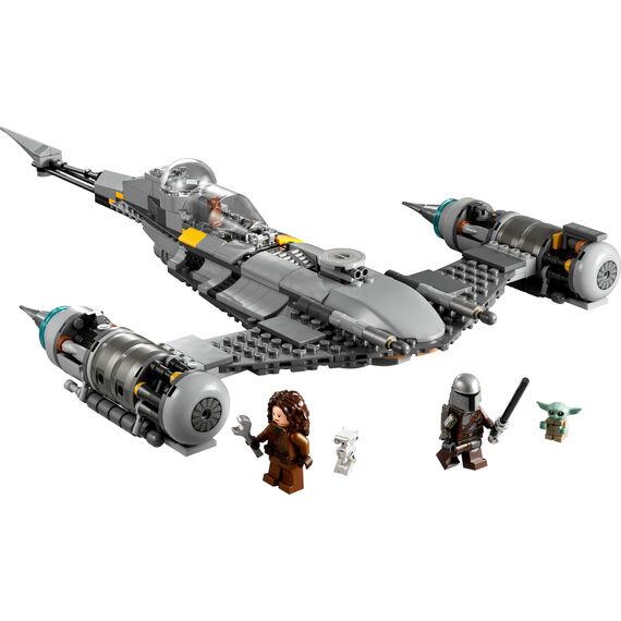 LEGO Star Wars Der N-1 Starfighter des Mandalorianers aus Das Buch von Boba Fett, Raumschiff-Spielzeug zum Bauen, Set mit 4 Charakteren inkl. Baby Yoda-Figur 75325
