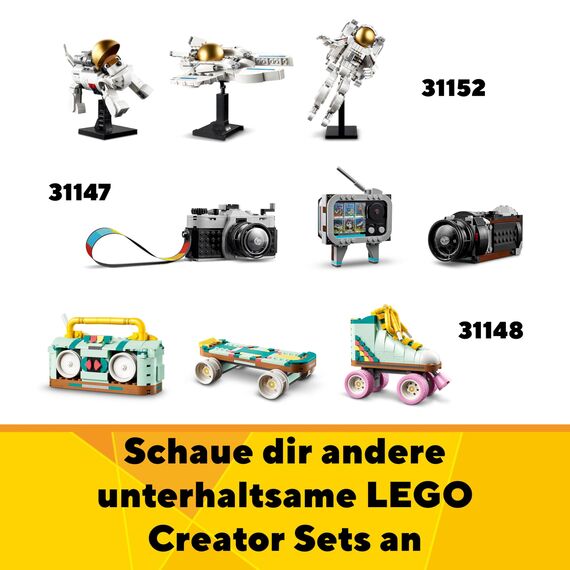 LEGO Creator 3in1 Flowers in Watering Can Toy to Welly Boot to 2 Birds on a Perch, Animals Set for Girls, Boys & Kids, with 3 Butterfly Toys, Makes a Great Desk Accessory, Nature Gift 31149