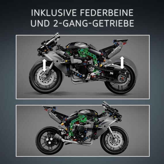 LEGO Technic Kawasaki Ninja H2R Motorrad, Geschenk für Kinder & Erwachsene zum Geburtstag, Dekoration, Spielzeug, Modell für Jungen und Mädchen ab 10 Jahren 42170