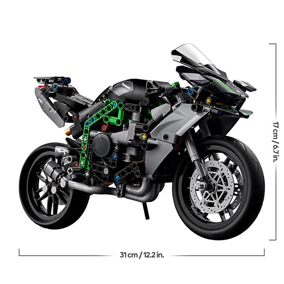 LEGO Technic Kawasaki Ninja H2R Motorrad, Geschenk für Kinder & Erwachsene zum Geburtstag, Dekoration, Spielzeug, Modell für Jungen und Mädchen ab 10 Jahren 42170