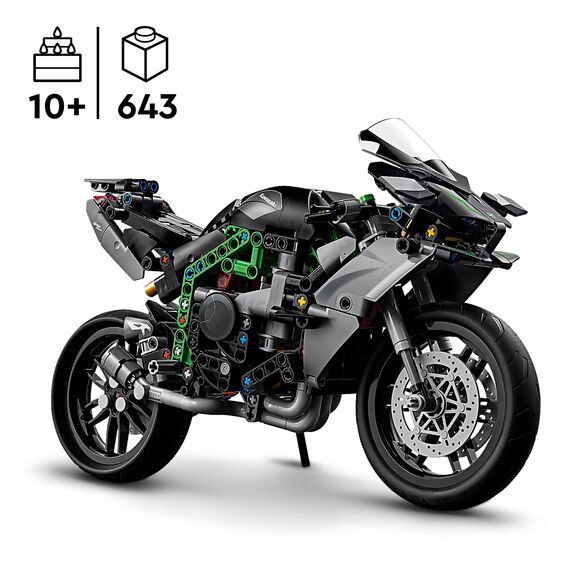 LEGO Technic Kawasaki Ninja H2R Motorrad & Technic Mercedes-AMG F1 W14 E Performance Race Car Spielzeug für Kinder