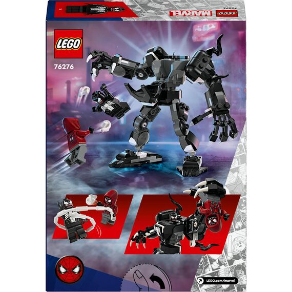 LEGO | Marvel Venom Mech vs. Miles Morales - Bewegliche Action Figuren für Kinder - Spider-Man Spielset mit Superhelden Minifiguren - Spielzeug Geschenk für Jungen und Mädchen ab 6 Jahren - 76276