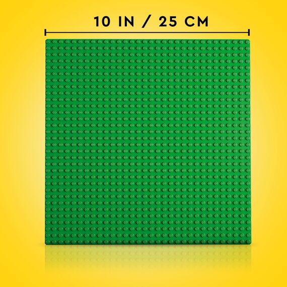 LEGO 11023 Classic Grüne Bauplatte, quadratische Grundplatte mit 32x32 Noppen als Basis für Konstruktionen und für weitere LEGO Sets