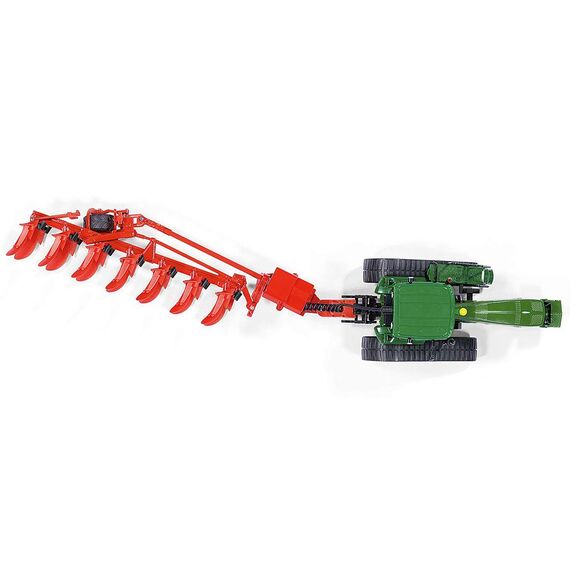 siku 6783, Drehpflug, 1:32, Ferngesteuert, Für SIKU CONTROL Fahrzeuge mit Anhängerkupplung, Metall/Kunststoff, Rot