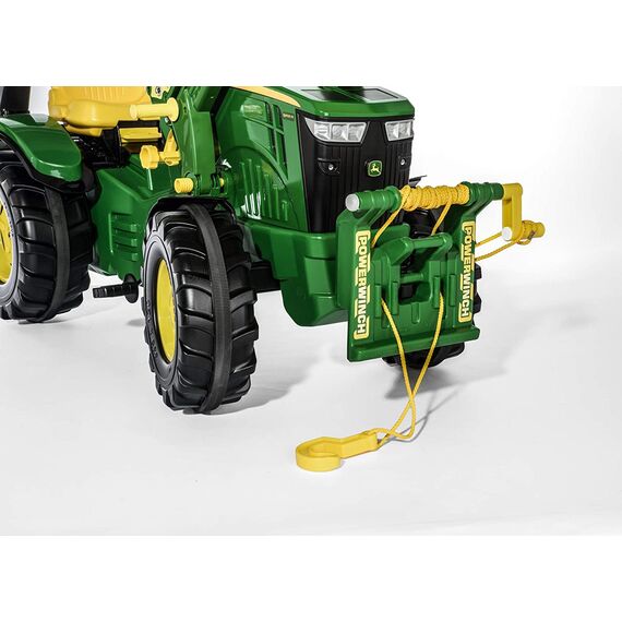 Rolly Toys rollyPowerwinch Seilwinde John Deere (für RollyToys Fahrzeuge, Montage an Front- oder Heckkupplung) 408986, grün