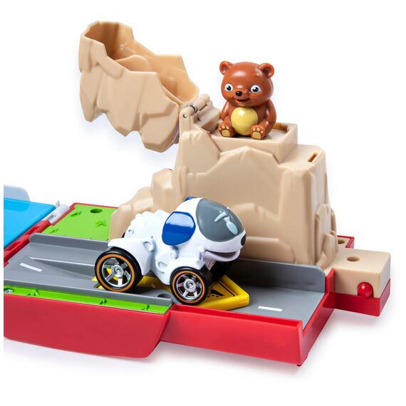 PAW PATROL True Metal Launch'N Haul PAW Patroller mit Robodog, für True Metal Metall-Fahrzeuge, Maßstab 1:55, Spielzeug geeignet für Kinder ab 3 Jahren