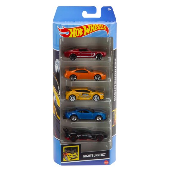 Hot Wheels 1806 - Geschenkset, je 5 Fahrzeuge, zufällige Autos/Fahrzeugmodelle, 5er Pack