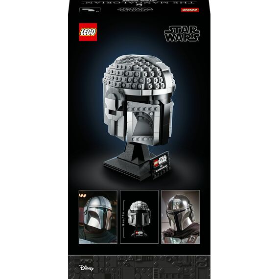 LEGO Star Wars Mandalorianer Helm Modell, Sammlerstück Zimmer-Deko und EIN tolles Geschenk für Erwachsene, Bausatz, Männer, Frauen, Mama, Papa, Sammler-Geschenkidee 75328